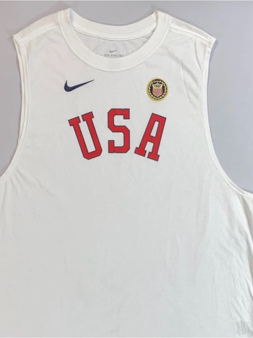 Nike Womens Training Loose Tank Top - White NWT